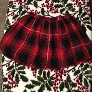 Girls GAP Plaid  Skirt Size S ( 6/7 )